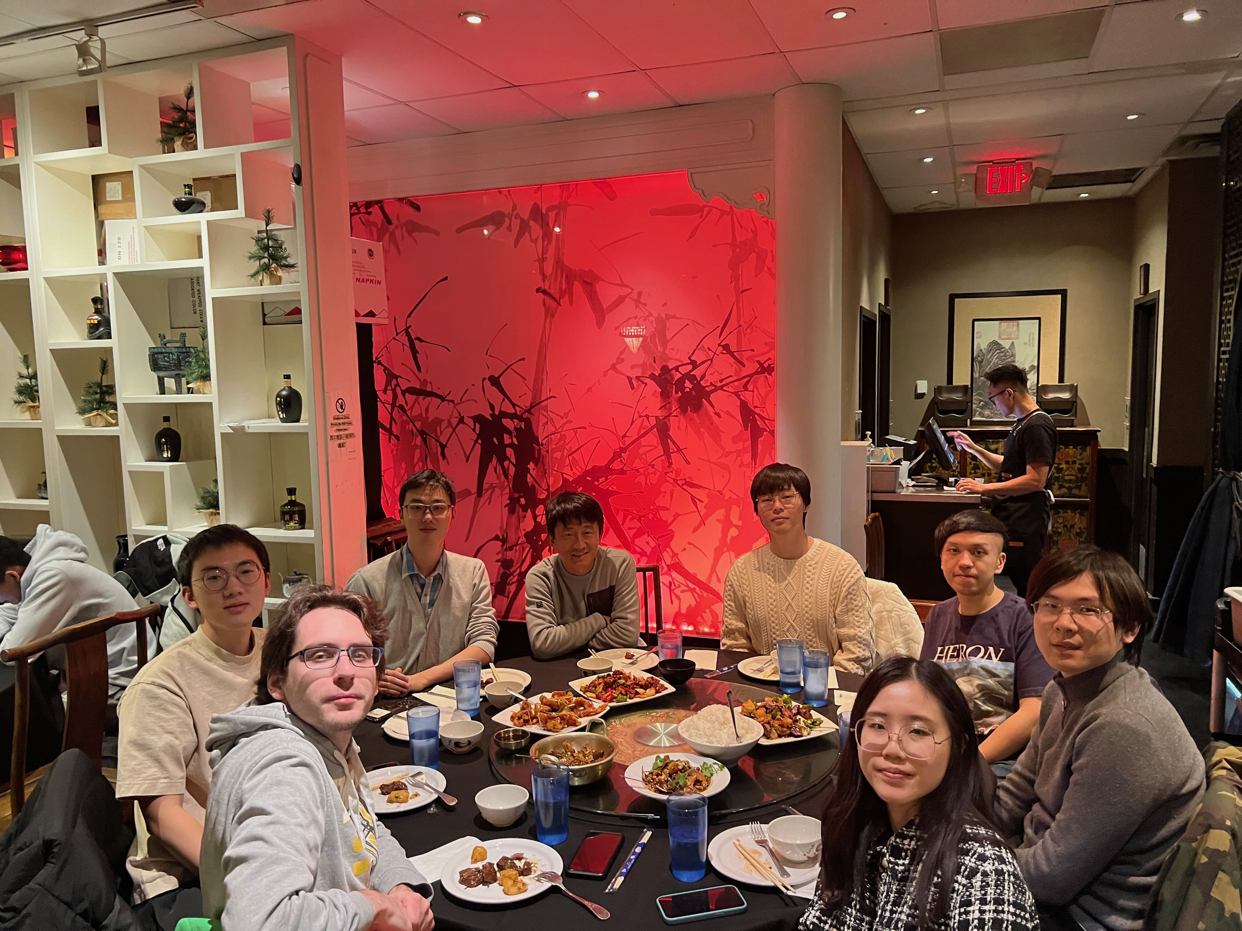 Xinwei Graduation Dinner